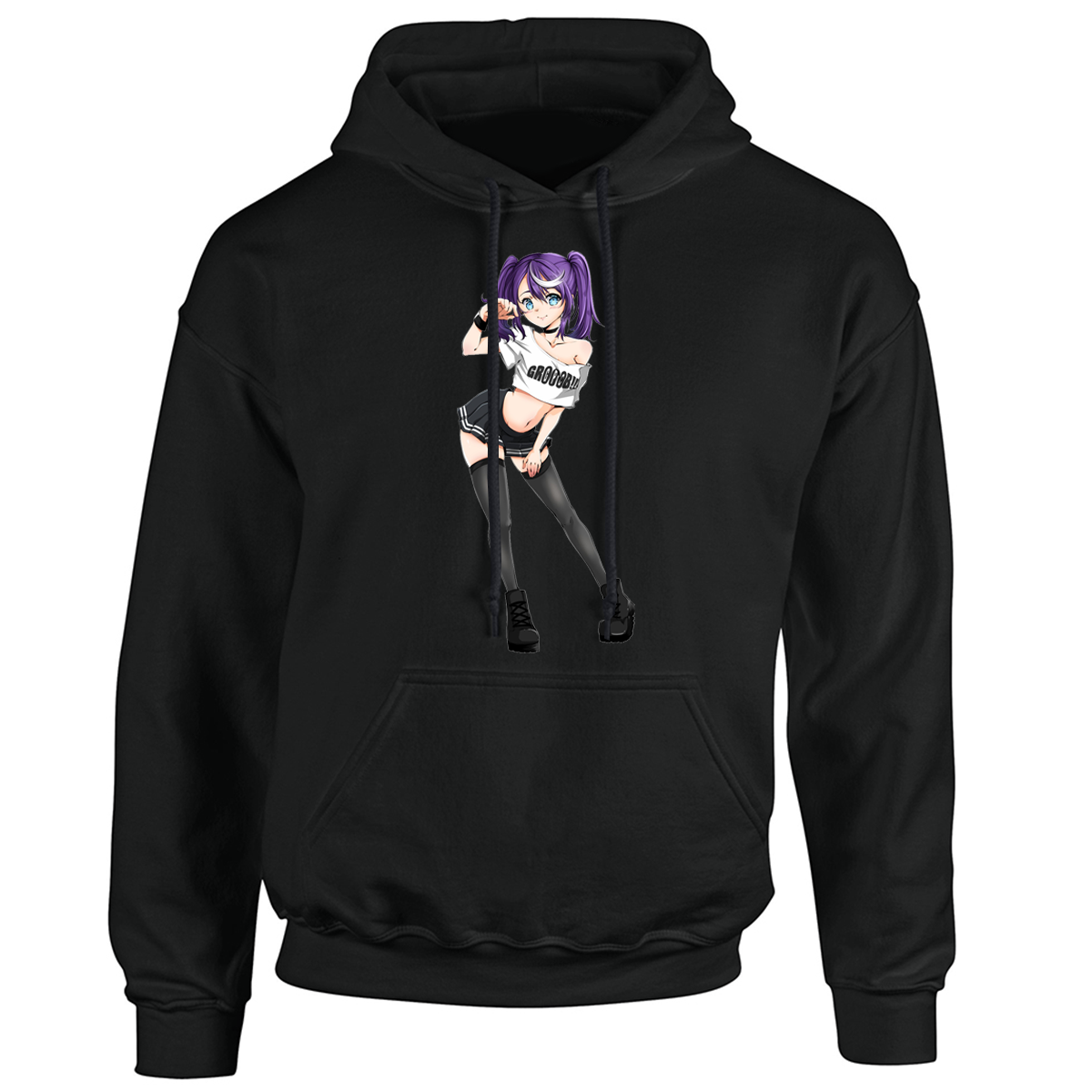 Bild von MANGA GIRL - HOODY [schwarz]